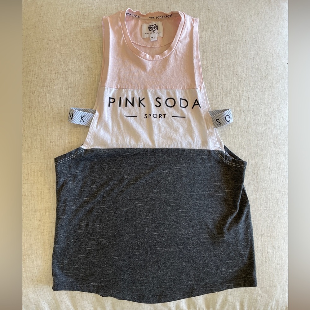 Pink Soda Workout Tank.